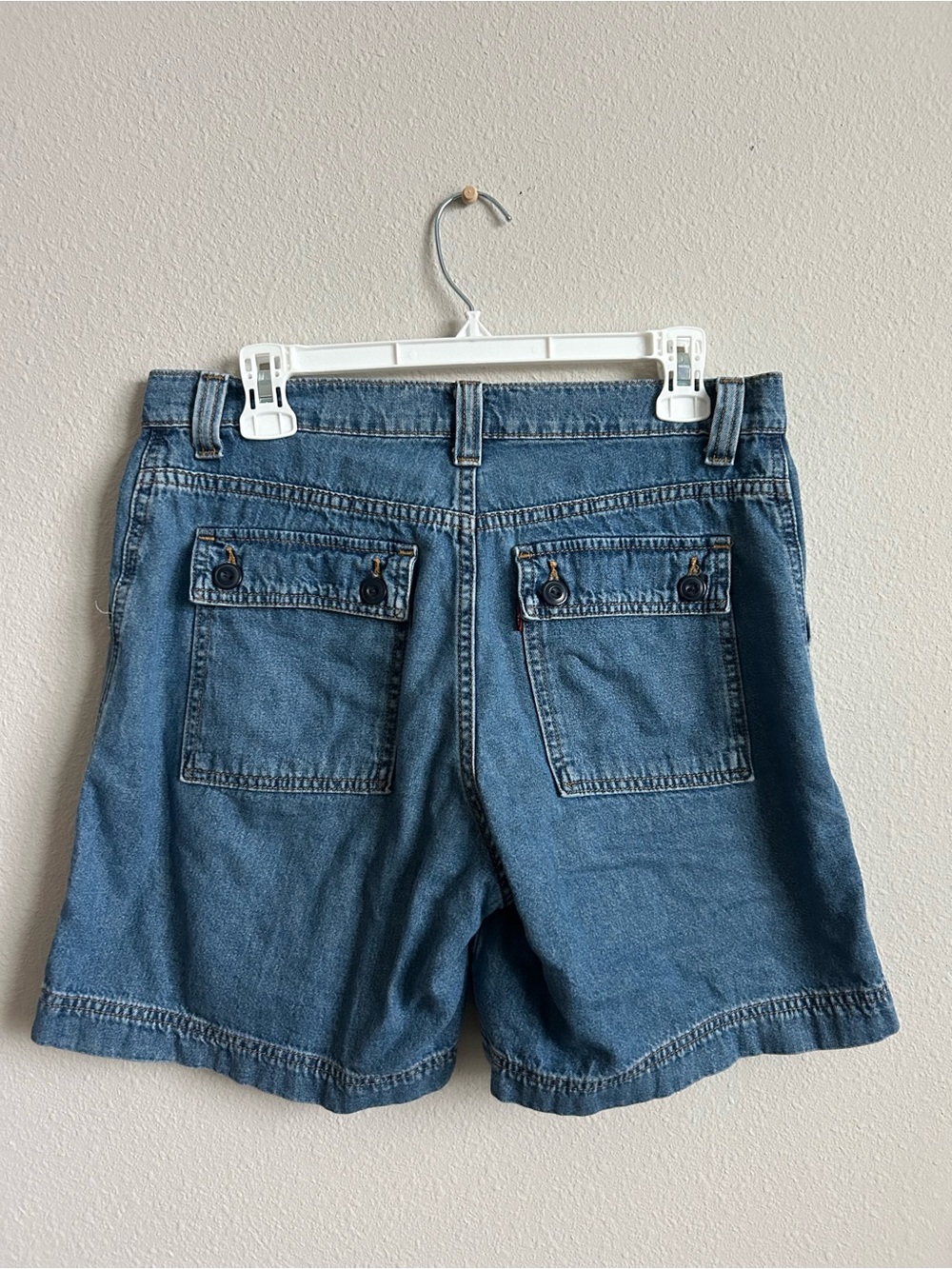 Vintage 2003 Levi’s Denim Bermuda Shorts Dark Blue 100% Cotton
